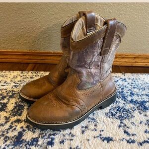 Itasca Kids Brown and Tan Boots
